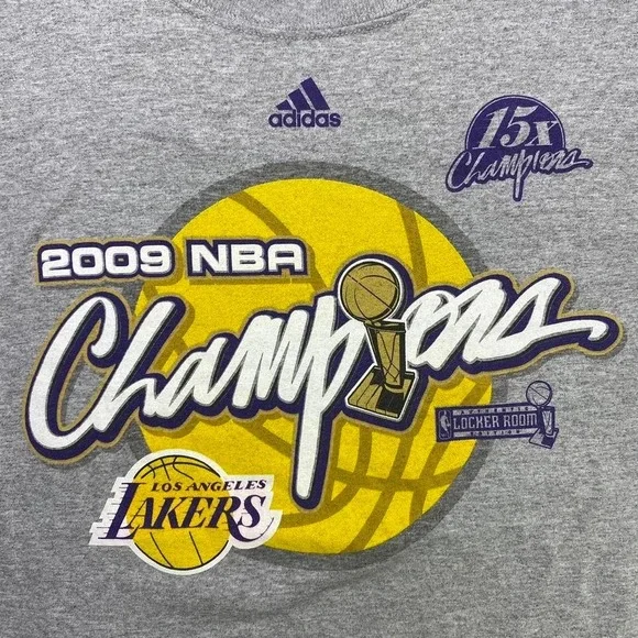 2000s LA Lakers‎ champions shirt - 2009 NBA Champions