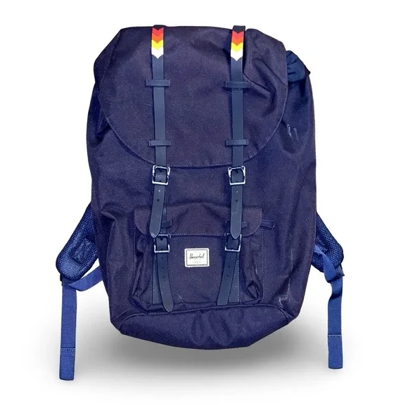 Herschel Supply Co Little America Backpack Navy Laptop Travel School Book Bag