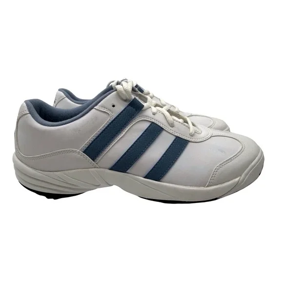 Adidas Golf Shoes Mens 8.5 White Traxion Cleated 791003 Excellent
