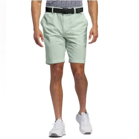 Adidas Aqua Mint Green Performance Grip Waist Golf Shorts Sz 40
