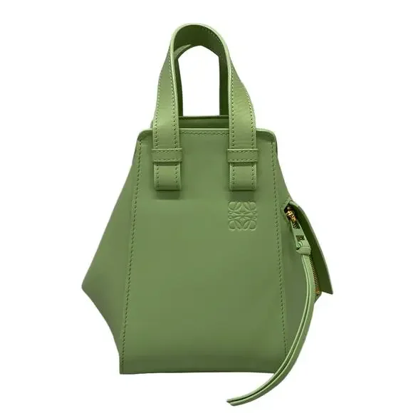 Loewe Hammock Compact Handbag A538H13X07 Lime Green Glaze (Light Green)