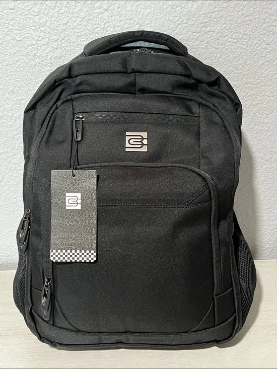 BRUNO CAVALLI Black Men's Laptop Backpack Office School. New with tag.