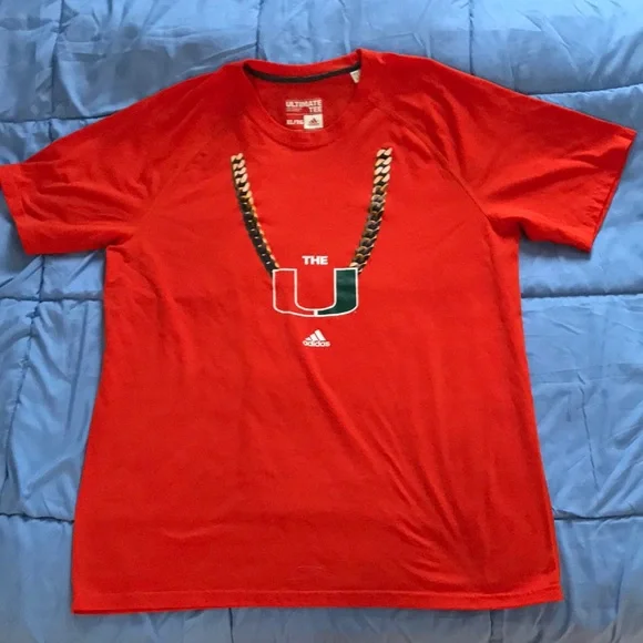 The U Chain tee Adidas Red Graphic‎ Men's Tee
