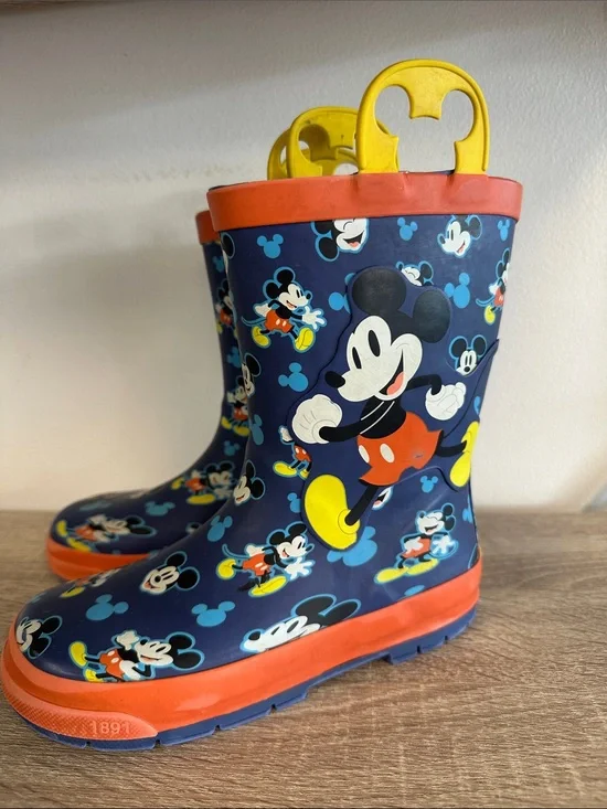 Western Chief Mickey Mouse Musketeer Rubber Rain Boot 13