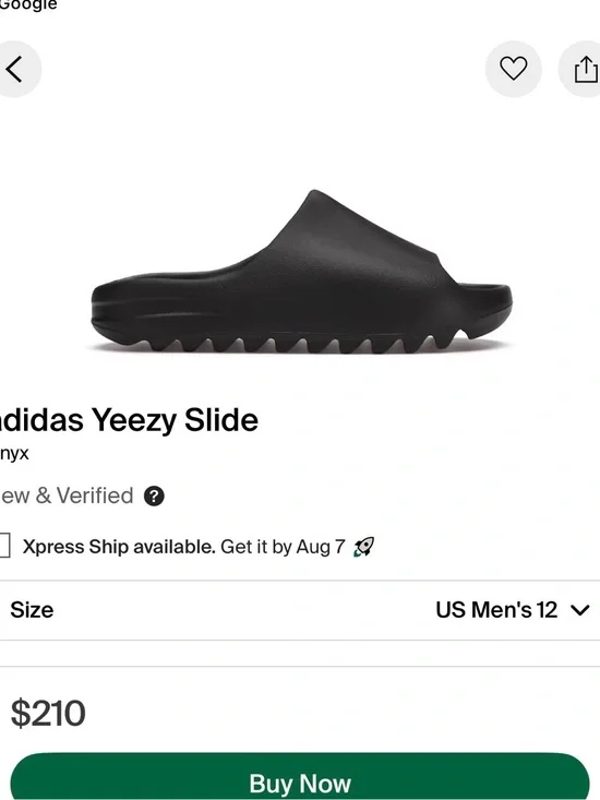 adidas Yeezy Slide Black Onyx