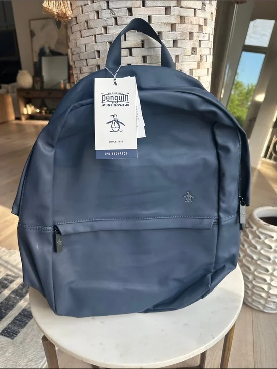 Original Penguin Navy TPU Backpack - Sleek Everyday Carry