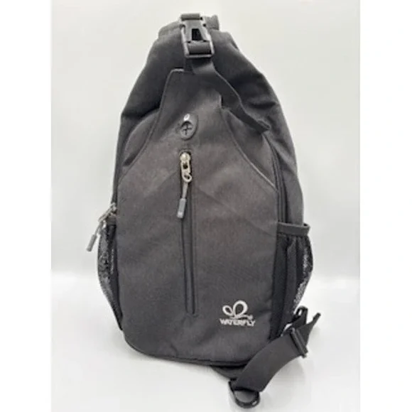 Waterfly Sling Backpack Grey Crossbody Shoulder Bag Gorpcore Outdoor Day Pack