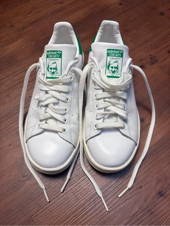Adidas Originals Stan Smith Men's Shoes White Green 6.5