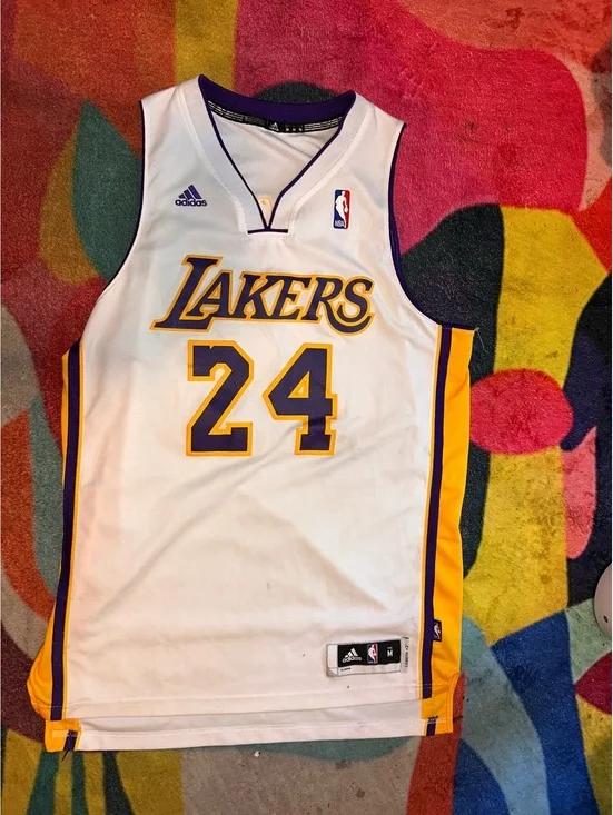 Adidas Los Angeles Lakers Kobe Bryant #24 NBA Jersey White