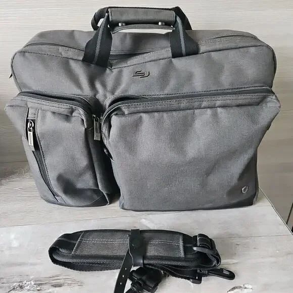 Solo New York Duane Urban Convertible Carrying Briefcase Backpack - 15.6