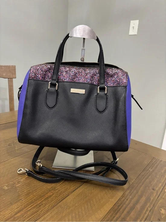 Kate Spade Laurel Way Glitter Colorblock Lanae Satchel