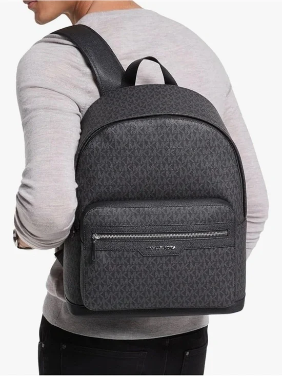 Michael Kors Men's Malone Backpack, Black, One Size NWT
