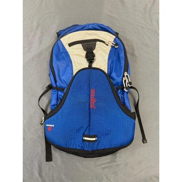 JanSport JSWRKS Dolomite Technical Backpack Blue Cream Hiking Gorpcore Daypack