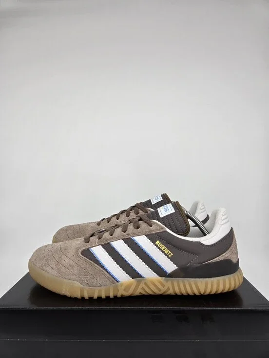 adidas Men's Busenitz Indoor JP8597 Super Earth Strata White Shoes Size 11.5