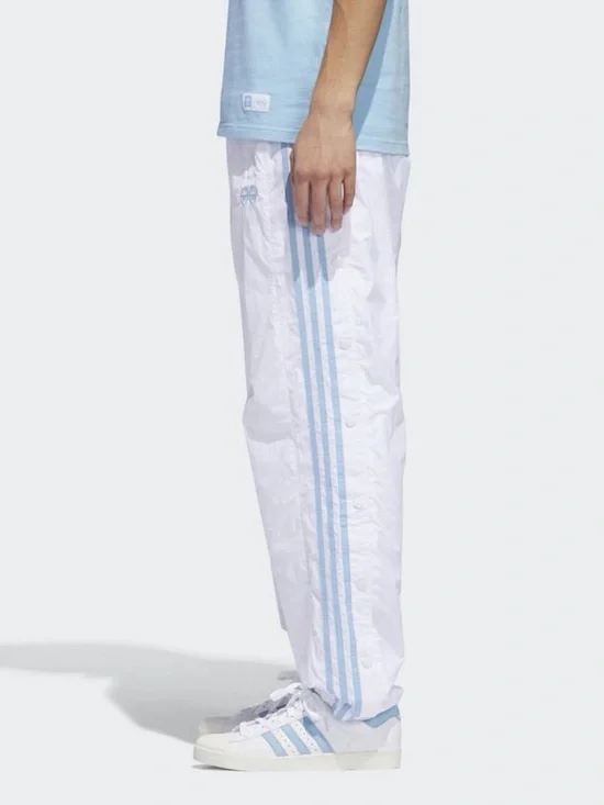 Adidas Krooked Sweatpants Parachute White/Carolina Blue Size L