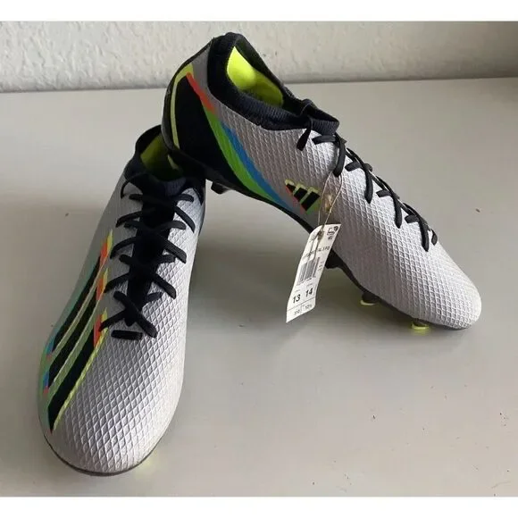 ADIDAS X SPEEDPORTAL.3 FG SOCCER CLEATS SHOES‎ SILVER GW8454 Men’s Sz 13