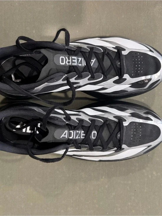 Adidas Adizero Evo SL Men's Black and White Performance Sneakers