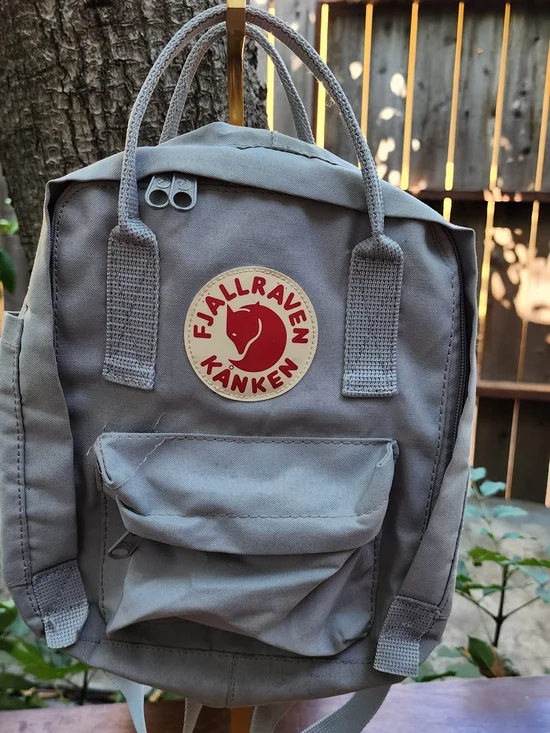 Fjällräven Kånken Mini Backpack Fog Light Grey Daypack Bag
