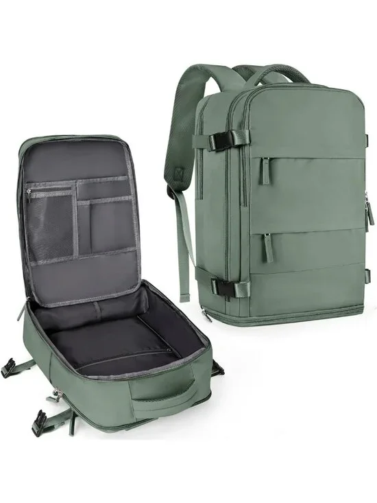 Waterproof Travel Backpack for Hiking & Outdoor Sports, Casual Daypack - Olive