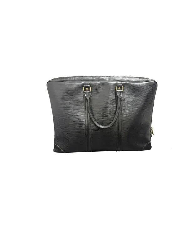 Louis Vuitton Epi Porte Documents Voyage Black Leather Business