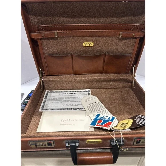 Pucci Italian Leather Briefcase 