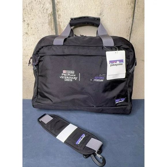 NEW Patagonia‎ Worn Wear Patagonia Headway Brief 22L Briefcase Bag  Strap Black