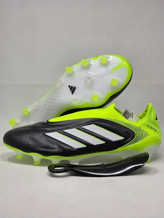 Adidas Copa Pure 3 Elite Mens Sz 9.5 Laceless FG Soccer Cleats Black JH6302 New