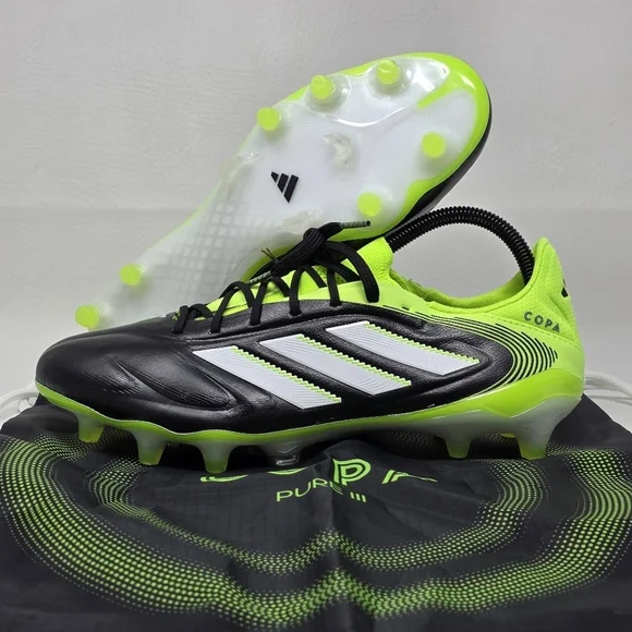 adidas Men's Copa Pure 3 Elite FG Core Black Cloud White JH6304 Size 8.5 New