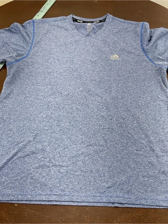 adidas Blue Heather Performance Climalite Tee
