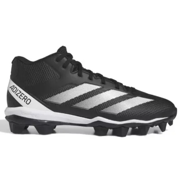 Adidas Adizero Impact 2 Spark Black Molded Cleats IF5102 Men's‎ Size 10.5 NWT