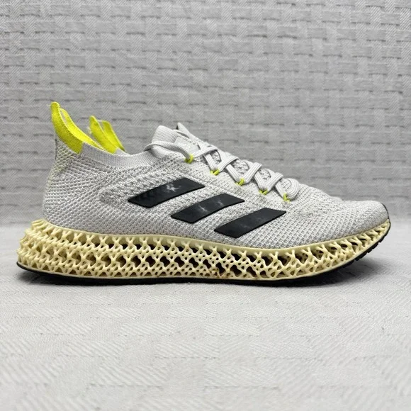 Adidas 4D Fwd Men's‎ Halo Silver/Cloud White/Acid Yellow GY4933 Shoes Size 10.5