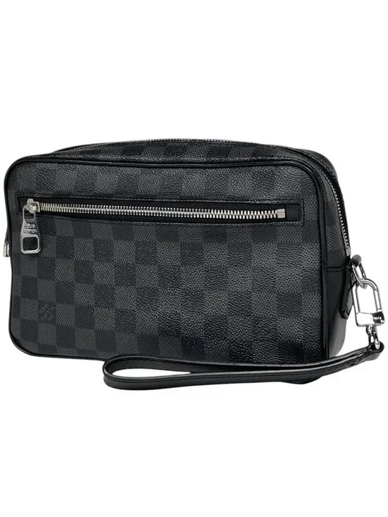 Louis Vuitton Pochette Secondbag Damier Graphite Noir Handbag
