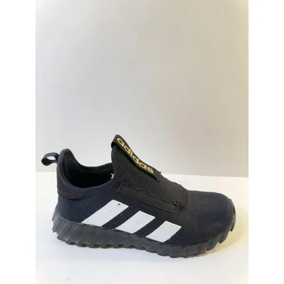 Adidas Big Kids Kaptir 3S Black White US 7 Youths