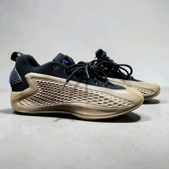 adidas AE 1 Low Metallic Champagne Anthony Edwards Youth 6 Womens 7.5 JQ6132