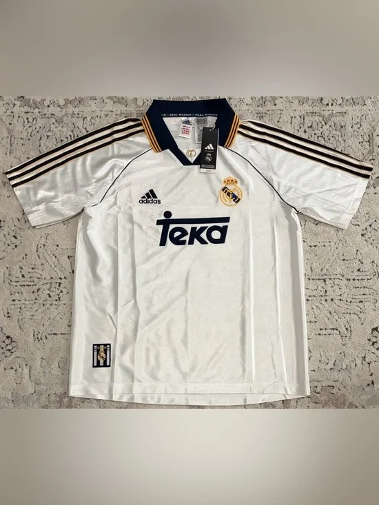 Adidas Authentic 1999/2000 Real Madrid Guti #14 Reissue JJ3801 Jersey Men’s Sz M