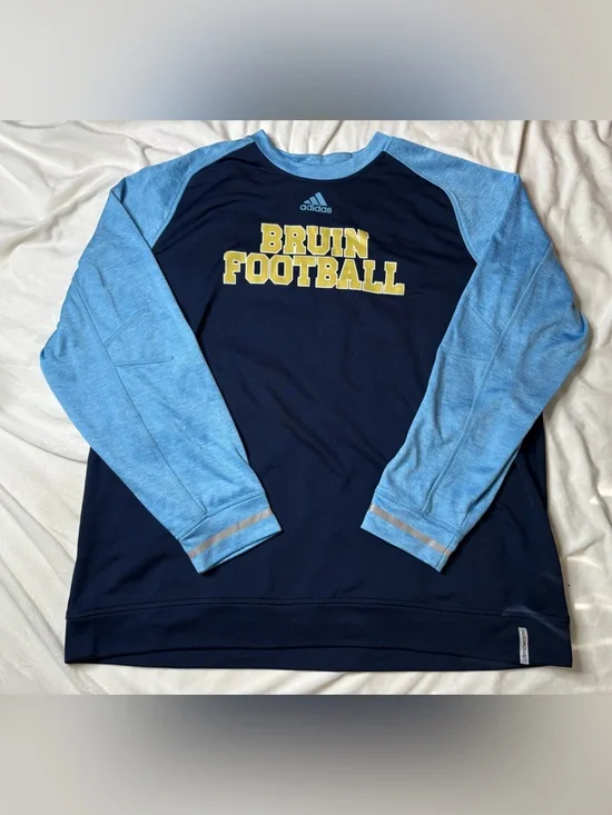 adidas Navy Climawarm Athletic Long Sleeve Top