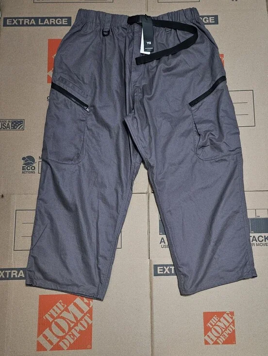 Adidas Y3 UT Twill Cargo Grey Pants
