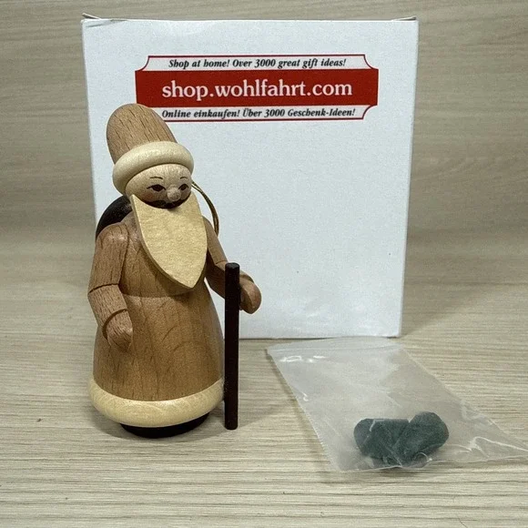 Santa Claus 2 3/8in Figurine Table Decoration Ore Mountains New Seiffen‎ Natural