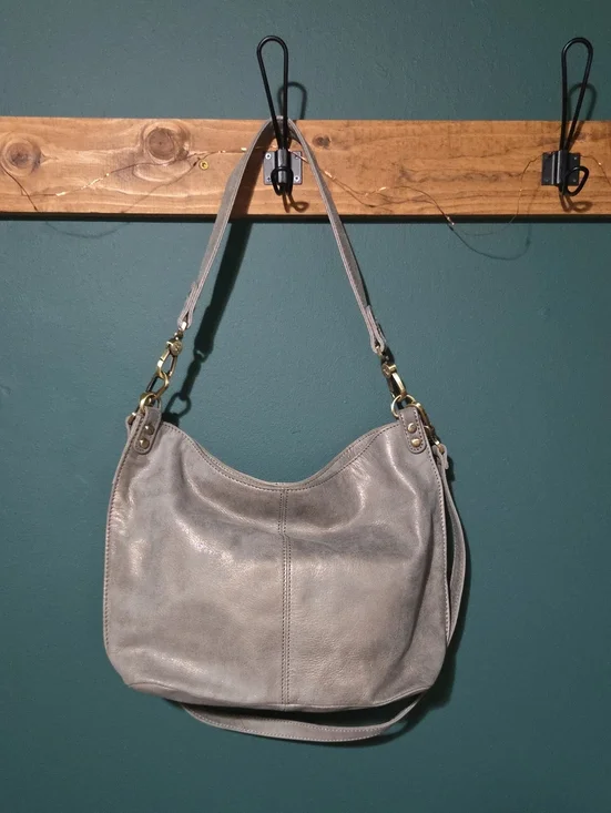 Hobo International Pier Shoulder Bag - Granite Gold Metallic