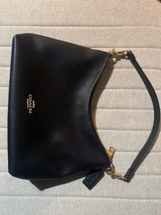 Coach Black Laurel bag. Gold hardware.