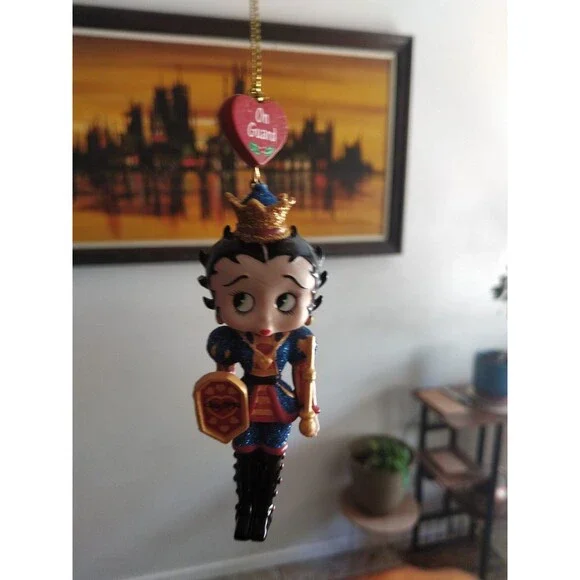 Danbury Mint The Betty Boop Glitter Ornaments ~4