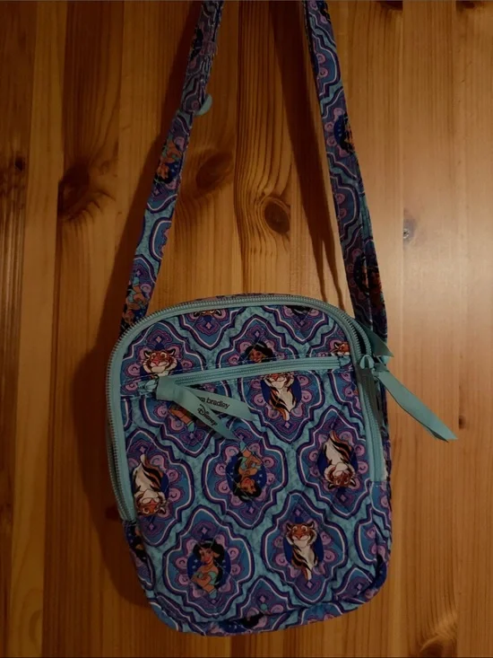 Vera Bradley princess jasmine Blue & Purple Patterned Crossbody