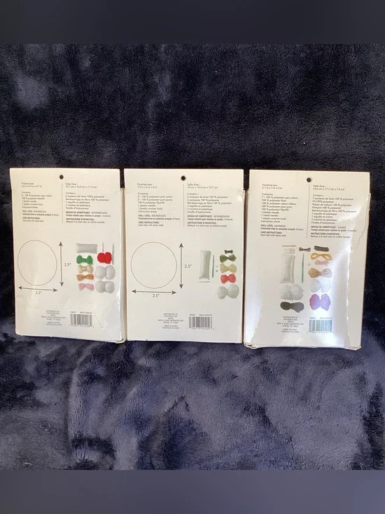 Christmas crochet ornament kits, LOOPS & THREADS (3)