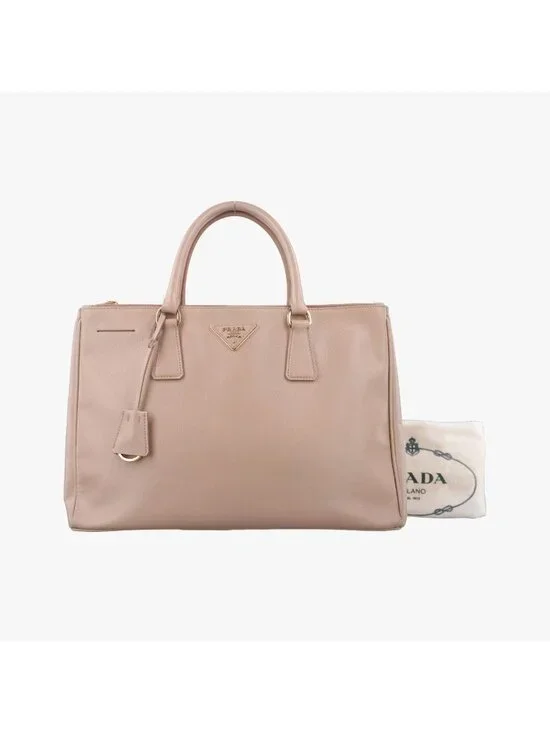 Prada Galleria Pink Saffiano Leather 25 Handbag