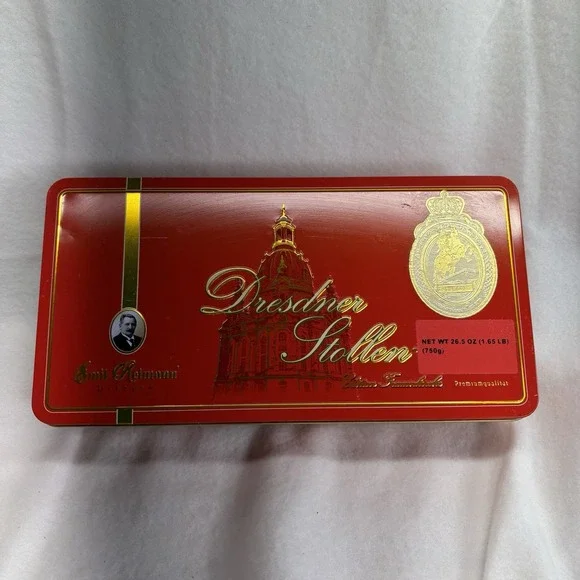 Emil Reimann Dresdner Stollen Edition‎ Frauenkirche Tin Made In Germany