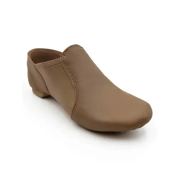 New Open Box Jazz Shoes Capezio Ej2 12M Child Side Elastic Leather Slip On Spli