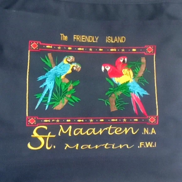 canvas tote bag St. Martin souvenir