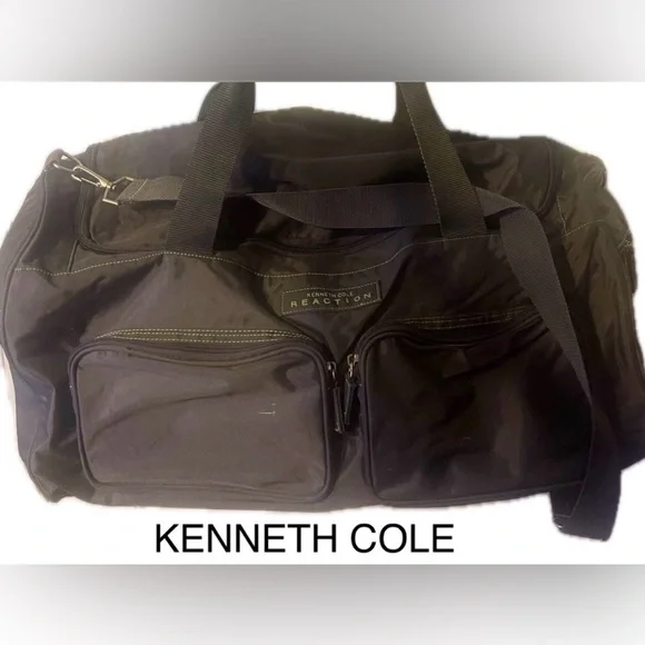 Kenneth Cole Black Duffel Bag for Men
