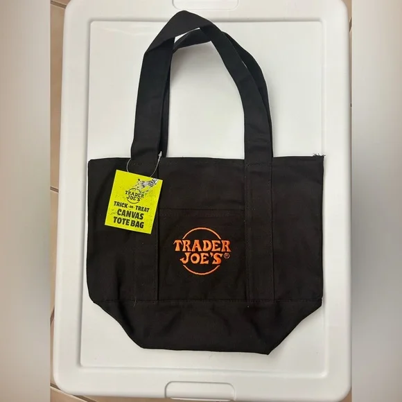 NWT Trader Joe’s Halloween Mini Canvas Tote