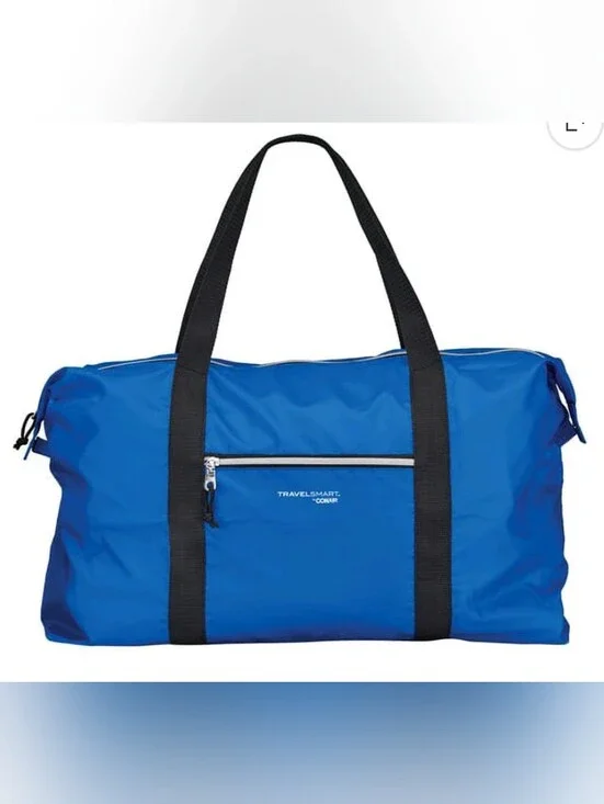 Conair Carrying Case Packable Polyester Duffel Bag Travel Essentials Blue NEW